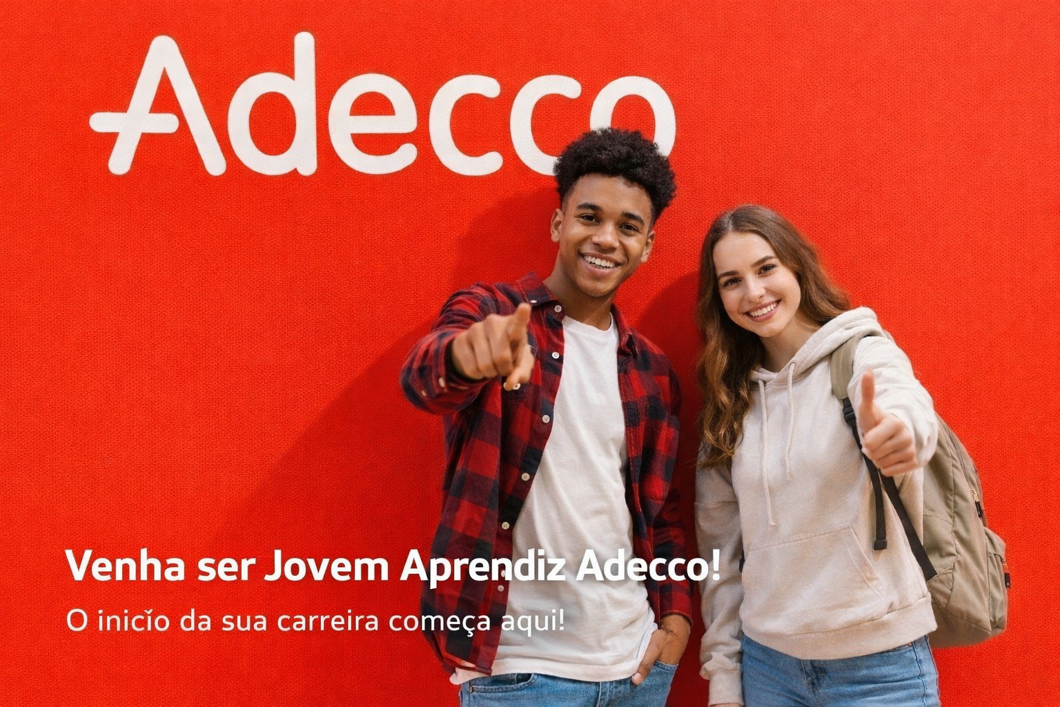 Adecco abre vagas para Jovem Aprendiz com salário de R$ 1.230 e carteira assinada; inscrições já estão abertas